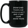 BM15OZ 15 oz. Black Mug